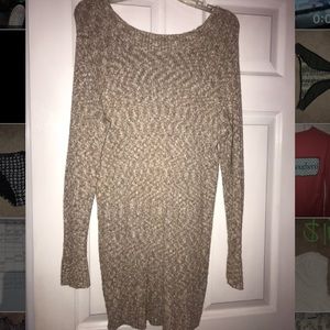 Oversize sweater dress